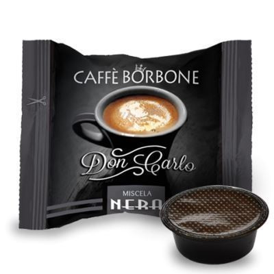 100 Capsule Caffè Borbone Don Carlo Miscela Nera Compatibili Lavazza A Modo Mio