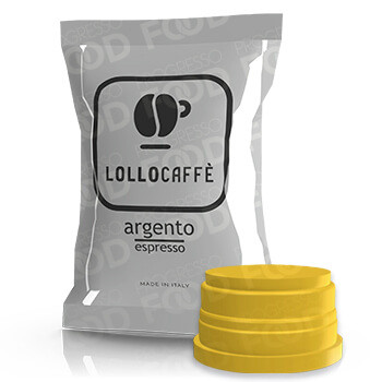 100 Capsule Lollo Caffe Argento Espresso Compatibili Espresso Point