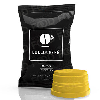 100 Capsule Lollo Caffe Nero Espresso Compatibili Espresso Point