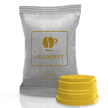 100 Capsule Lollo Caffe Oro Espresso Compatibili Espresso Point