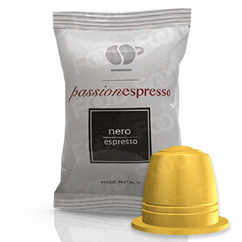 100 Capsule Lollo Caffè PassioNespresso Nero Espresso Compatibili Nespresso