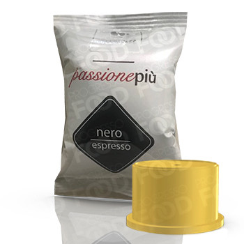100 Capsule Lollo Caffè Nero Espresso compatibili Uno System